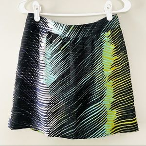 LOFT Palm Leaf Mini Summer Skirt